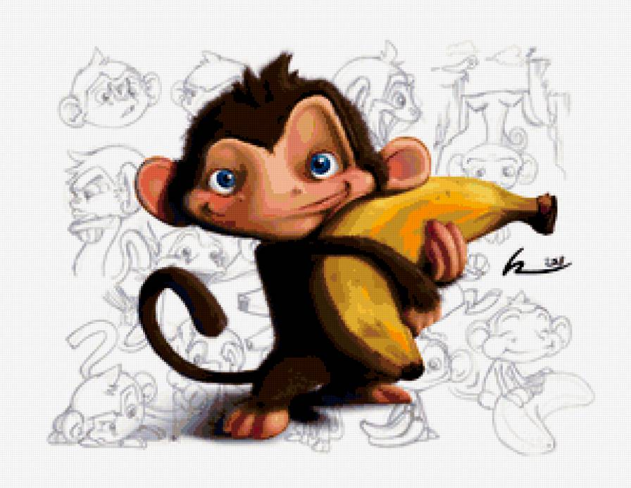 Хамо сапиенс - обезьяна, животные, детям - предпросмотр