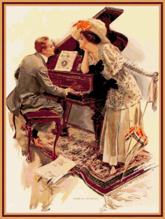 Серия "Портрет" - люди, мужчина, двое, девушка, пара - предпросмотр