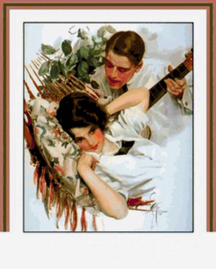 Серия "Портрет" - пара, двое, девушка, мужчина, люди - предпросмотр