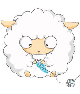 Овечка - вязание, овечка - оригинал