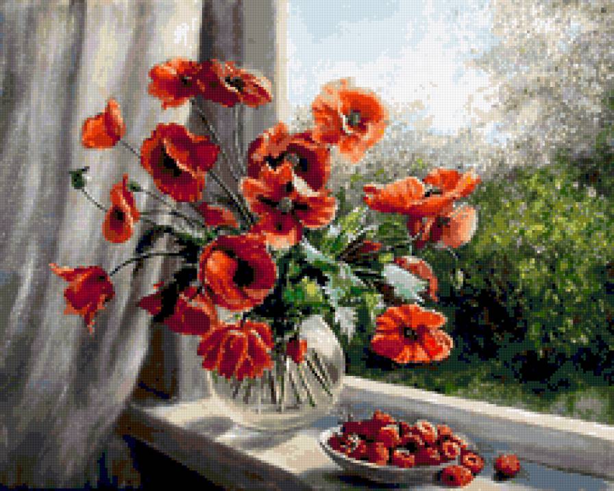 летние краски - цветы - предпросмотр