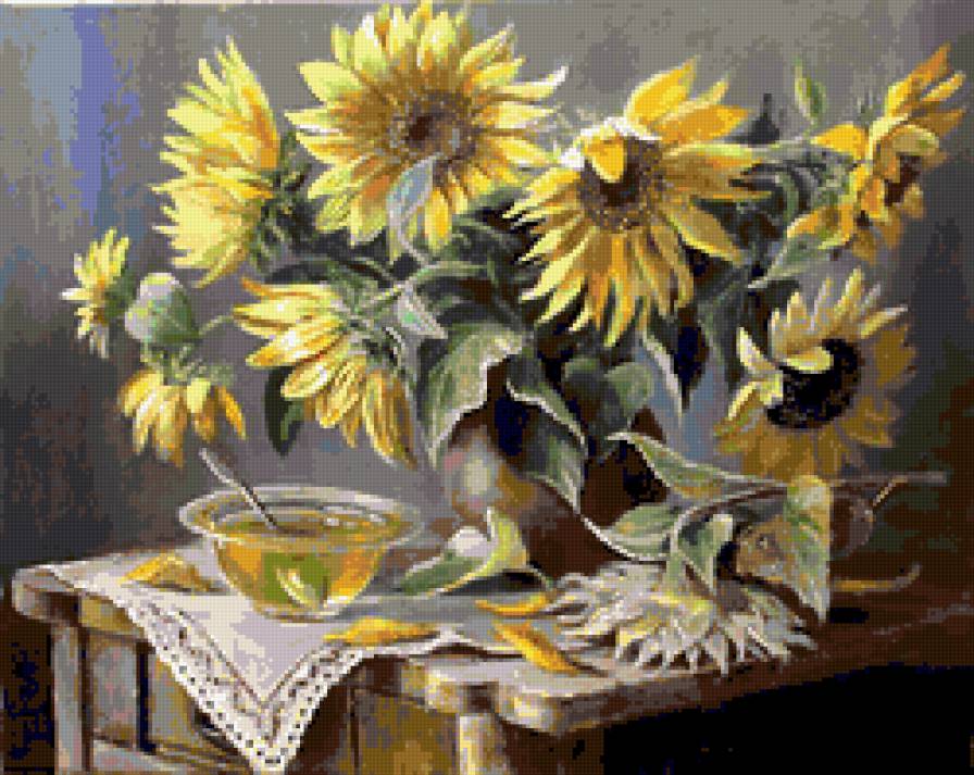 мед из подсолнухов - цветы - предпросмотр