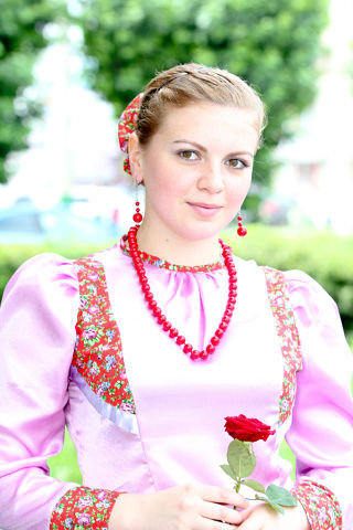 Жень-шень - портрет, девушка - оригинал