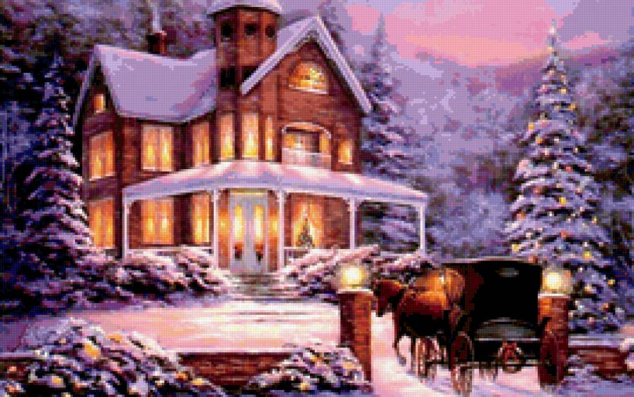 Новогодняя - новый год - предпросмотр