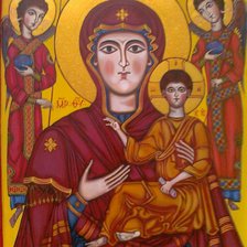 Схема вышивки «tsilknis dedagvtissa»