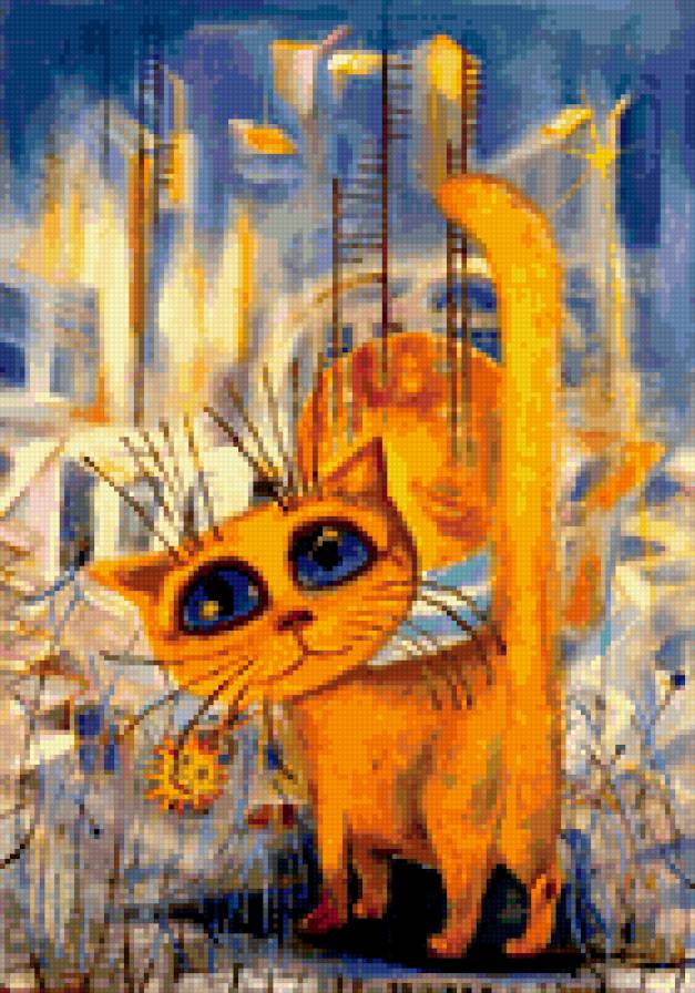 кот - кошка, голубоглазое чудо, кот - предпросмотр