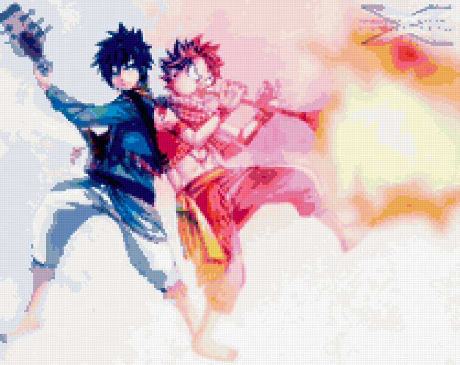 нацу  и грей - предпросмотр