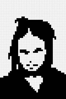 Lauri (black&white) - белый и черный - предпросмотр