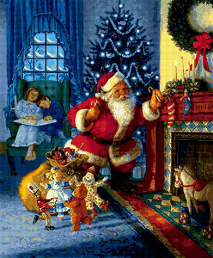 рождество - новый год, рождество, санта клаус - предпросмотр