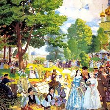 Схема вышивки «гулиние»