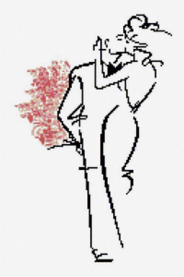 Пара - пара, силуэт - предпросмотр