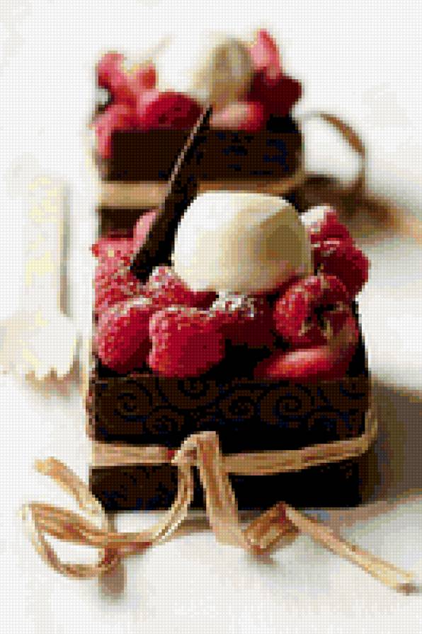 Малиновый десерт - еда, кулинария, вкусно, красота, малина, десерт - предпросмотр