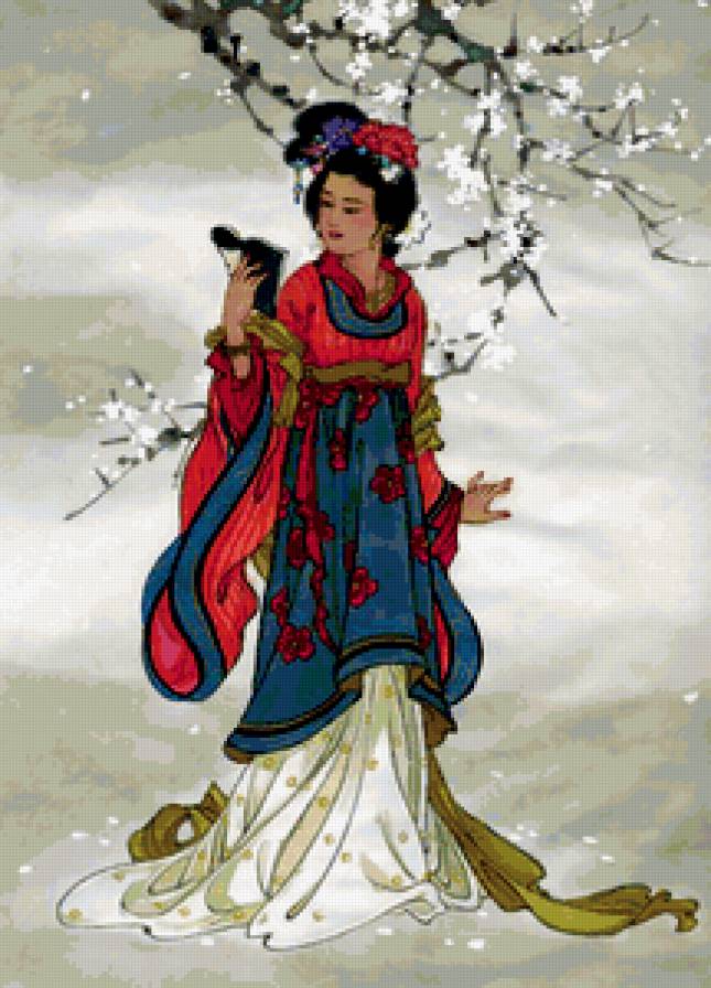 Девушка с книгой - предпросмотр