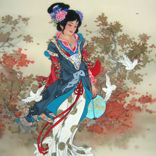 Схема вышивки «Скромница»