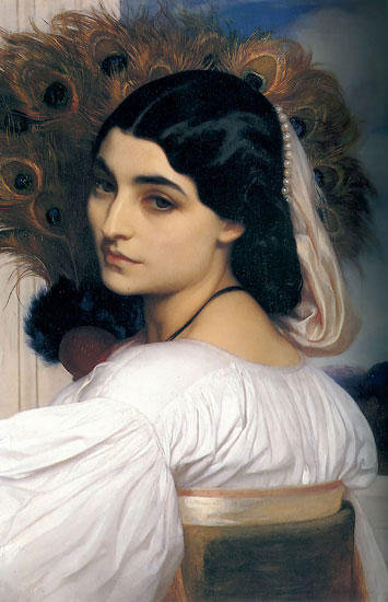№173962 - картина, портрет, женщина, веер - оригинал