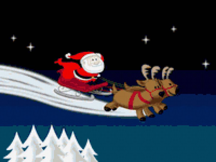 С Новым годом! - празник, новый год, дед мороз - предпросмотр