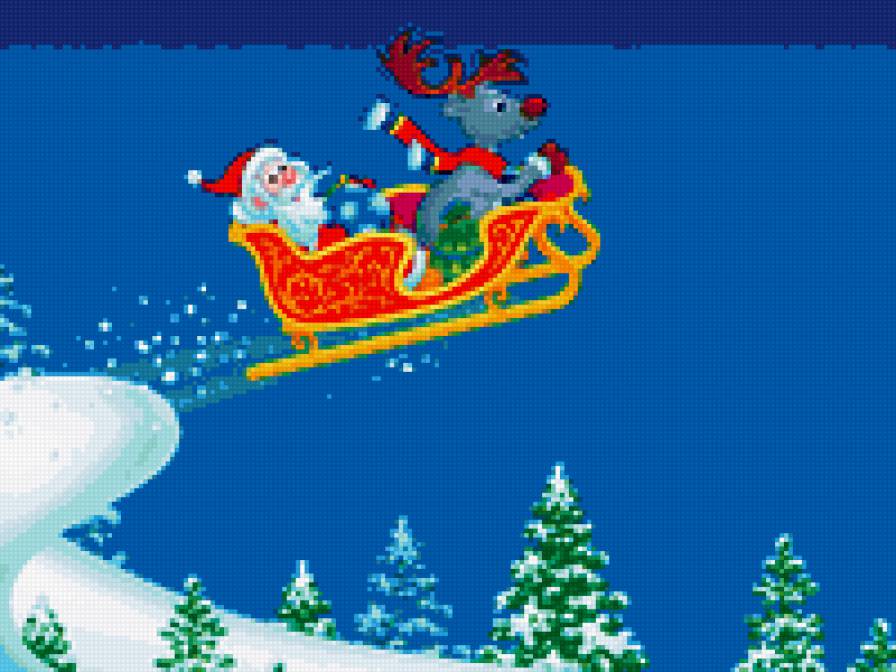 С Новым годом! - дед мороз, празник, новый год - предпросмотр