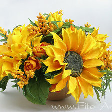 Схема вышивки «желтый»