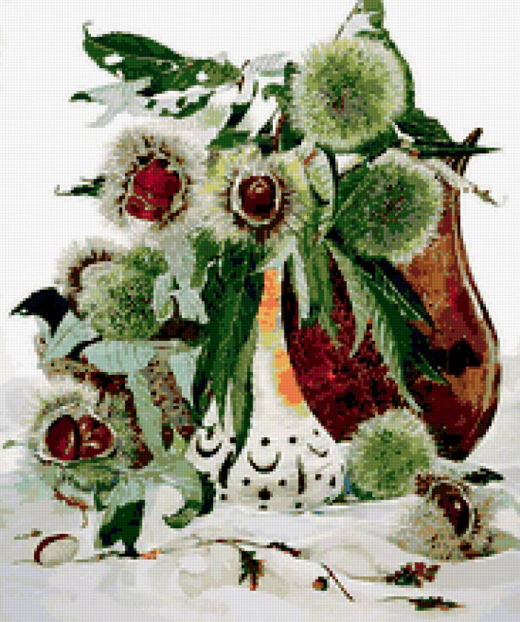 каштаны - каштаны, натюрморт - предпросмотр