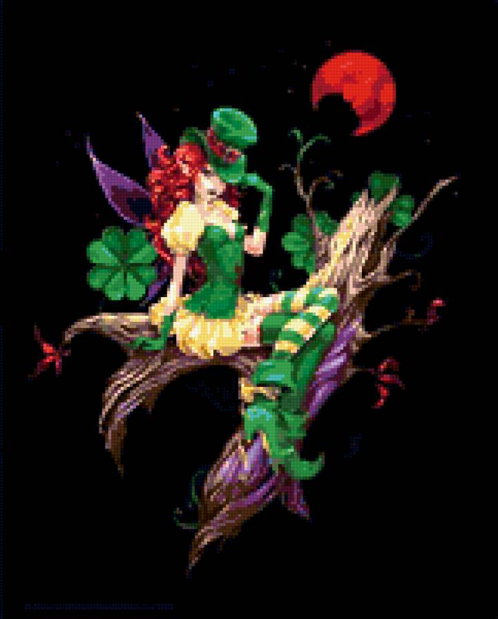 эльфийка 1 - эльф. фэнтези, девушка - предпросмотр