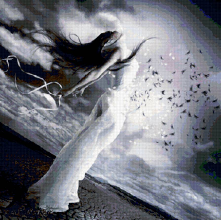 серия "стиль - ангел" - серия, фэнтази, стиль, бабочка, девушка, магия - предпросмотр