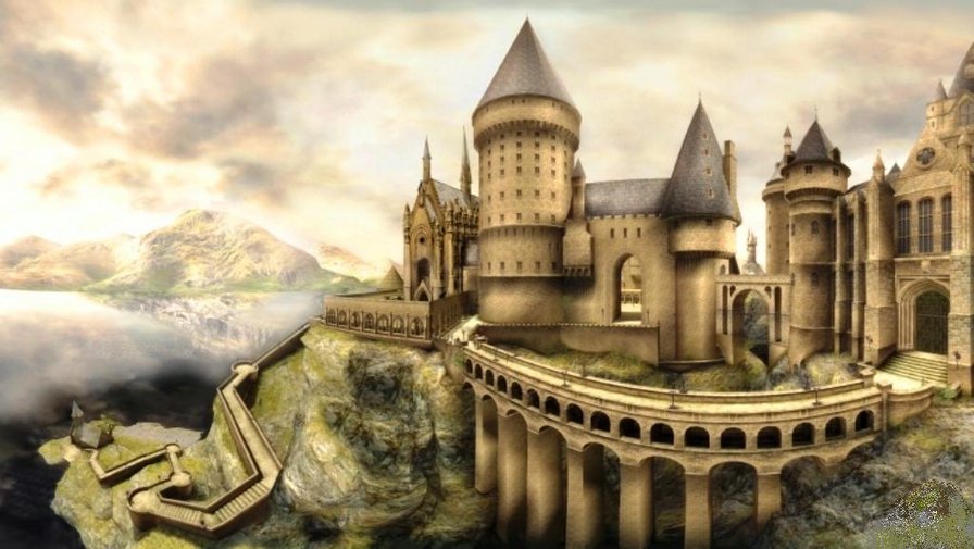 замки мира - дворец, замки мира, фэнтази, замки - оригинал
