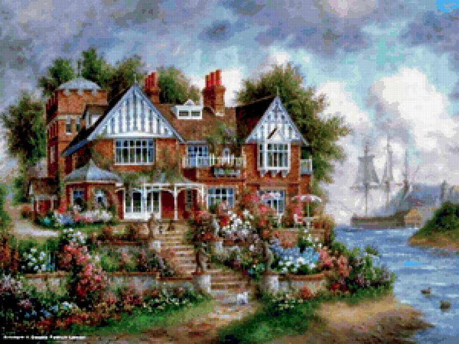 Домик у моря - домик - предпросмотр