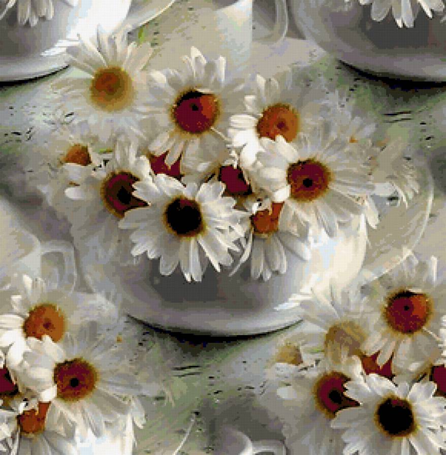 ромашки - цветы - предпросмотр