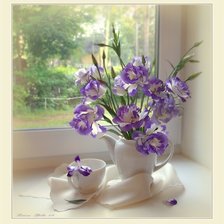 Схема вышивки «цветы»