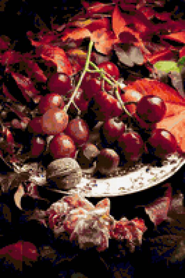 Натюрморт в красных тонах - натюрморт - предпросмотр