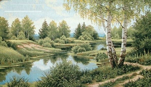 у реки - природа - оригинал