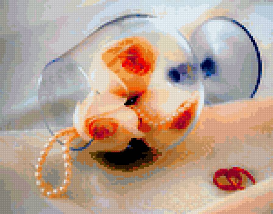 Любовь, свадьба, цветы, бокал - предпросмотр