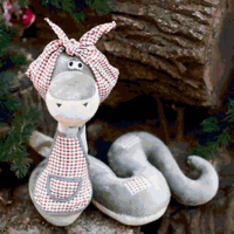 змея хозяюшка - змея, новый год - предпросмотр