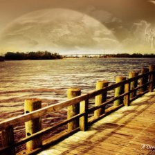 Схема вышивки «пейзаж»