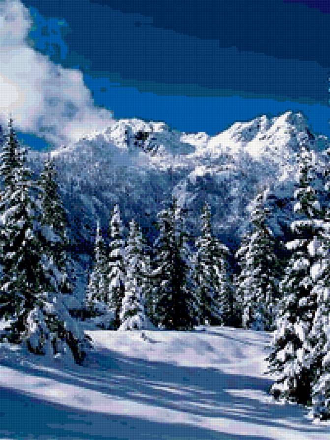 №175986 - природа, зима, лес - предпросмотр