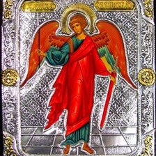 Схема вышивки «Икона Ангела Хранителя»