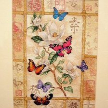 Схема вышивки «ветка»