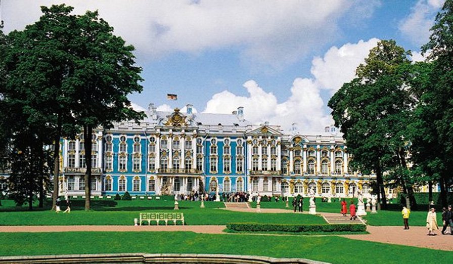 дворец - дворцы, санкт-петербург, фонтаны, замки мира, замок, питер - оригинал