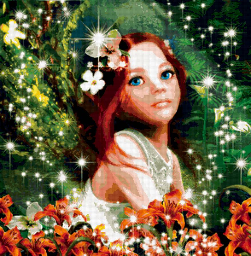 №176893 - девочка, сказка, цветь - предпросмотр