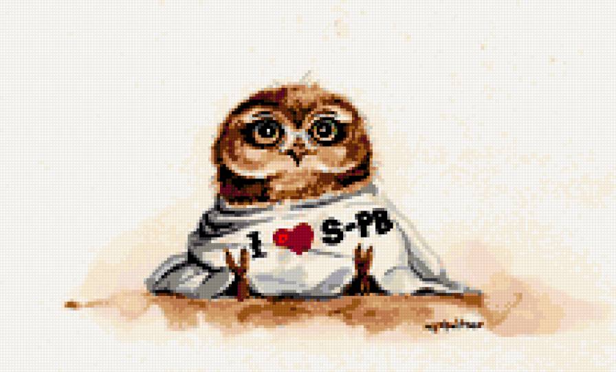 Совы Инги Пальцер - совы, птицы, кратинки - предпросмотр