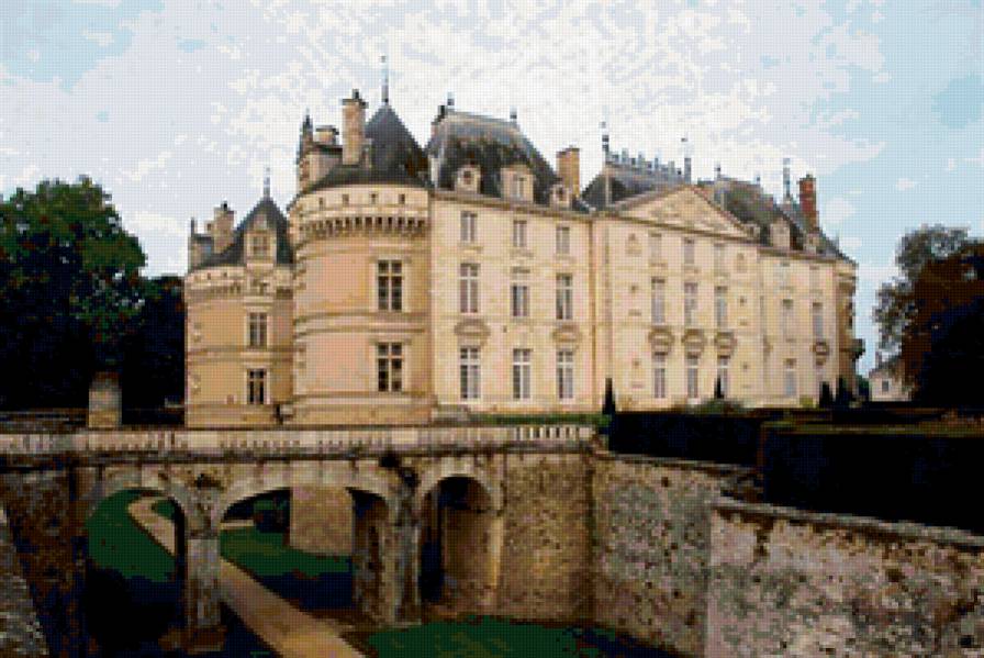 замки мира - мостик, дом, дворцы, замок, усадьба, дворец, особняк, сквер - предпросмотр