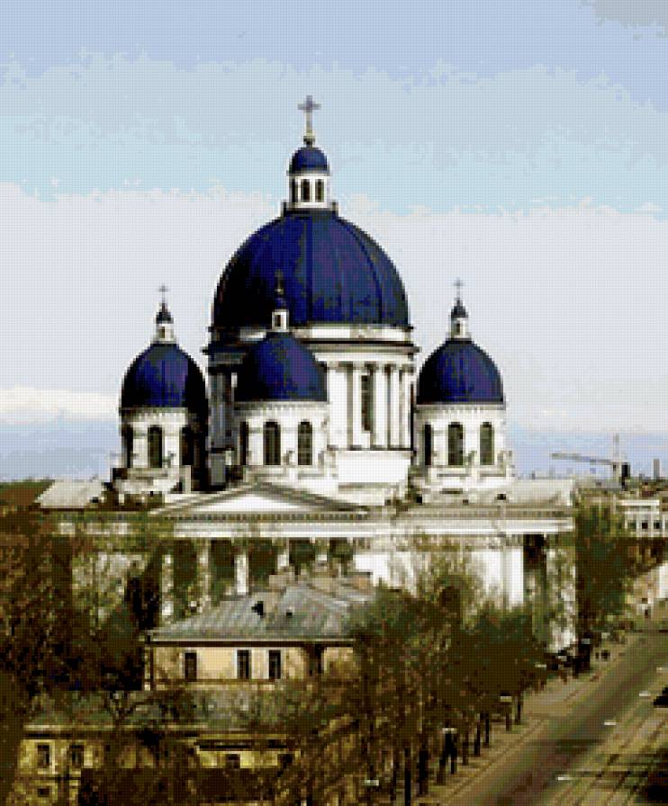 собор - дворец, храм, церковь, дворцы, замки мира, сквер - предпросмотр