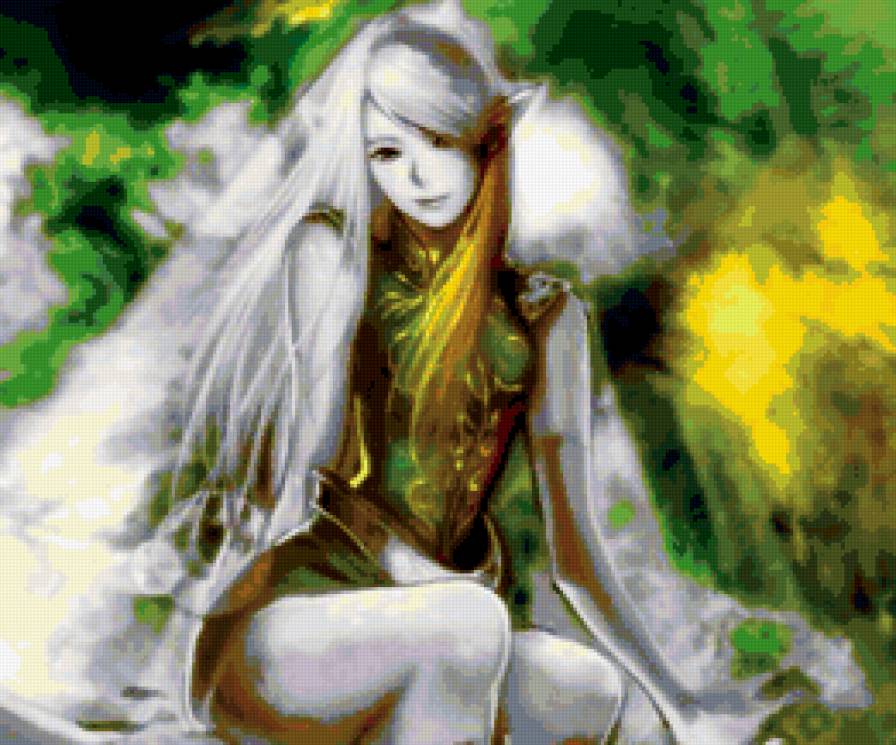 №178401 - фэнтази, нимфа, эльфийка, эльф, вея, магия, девушка - предпросмотр