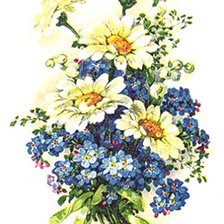 Оригинал схемы вышивки «цветы» (№178413)