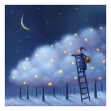 Схема вышивки «Собирающий звёзда»