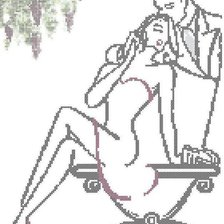 Схема вышивки «Пара»