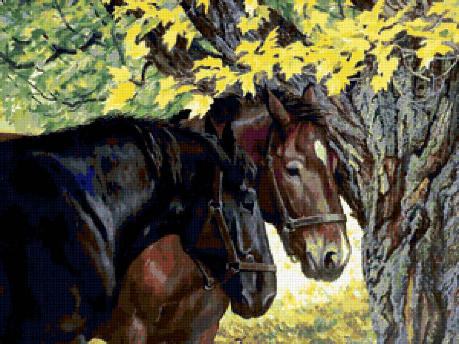 лошадки - любовь, кони, конь, лошадь, лошадка, лошади, животные - предпросмотр