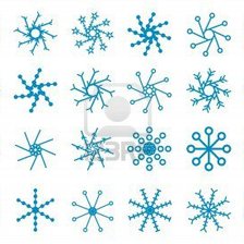 Схема вышивки «снежинки»