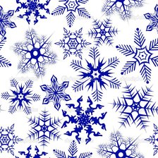 Схема вышивки «снежинки»