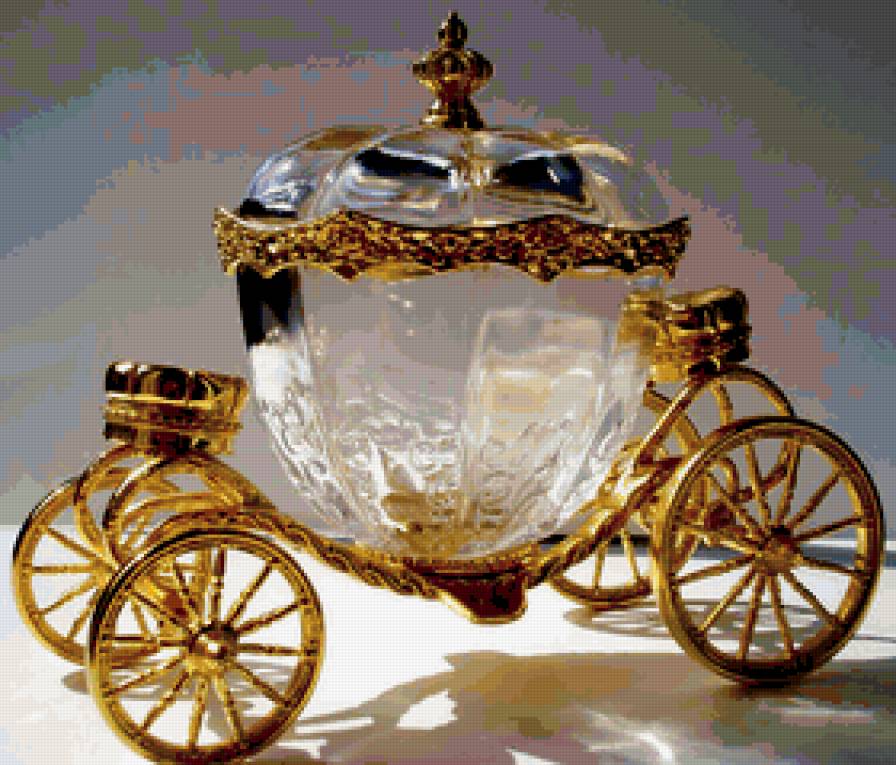 барокко - лошади, коляска, экипаж, золотые, карета, кареты - предпросмотр